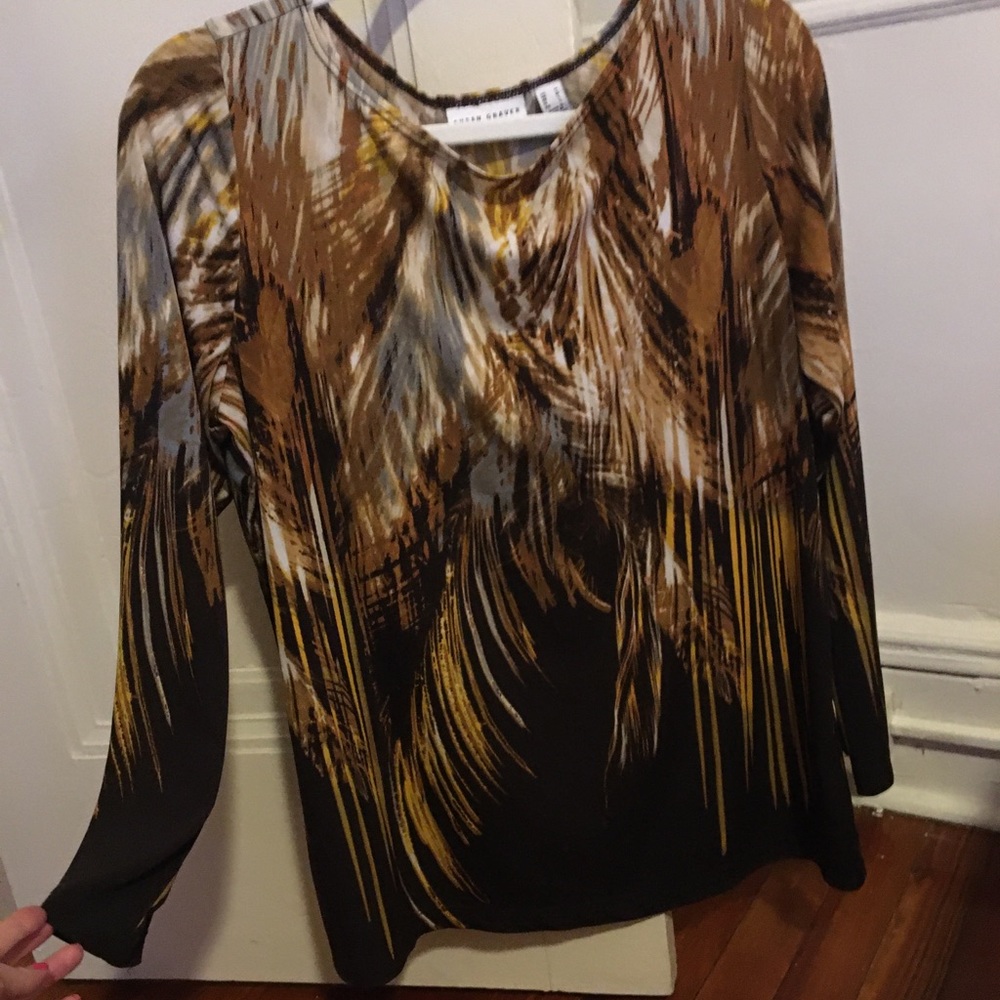 Susan Graver Multicolored Top